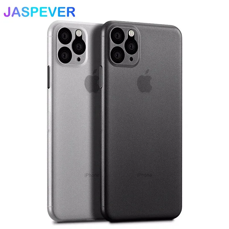 0.3mm Ultra Thin Case For Iphone 11 Pro Max Xs Max Xr X Matte Transparent Pp Back Cover Case For Iphone X S 11 Promax Capa Coque