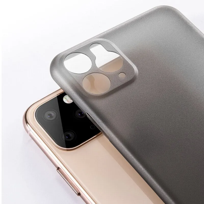 0.3mm Ultra Thin Case For Iphone 11 Pro Max Xs Max Xr X Matte Transparent Pp Back Cover Case For Iphone X S 11 Promax Capa Coque