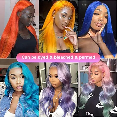 613 Blonde Human Hair 3 Bundles with Frontal Brazilian Body Wave with Baby Hair Frontal 100% Ear to Ear Virgin Human Hair Weave with Lace Frontal