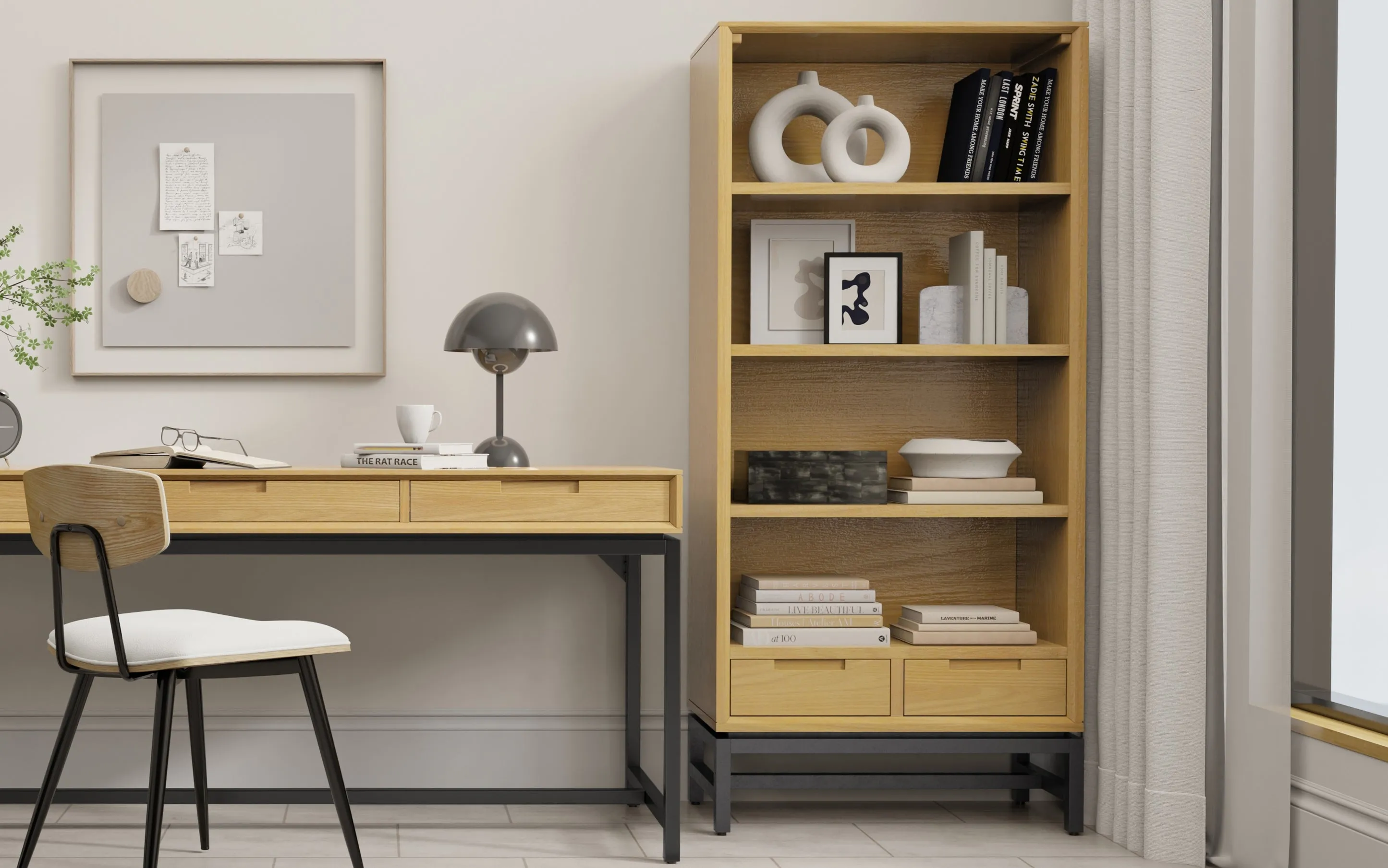 Banting Bookcase in Oak