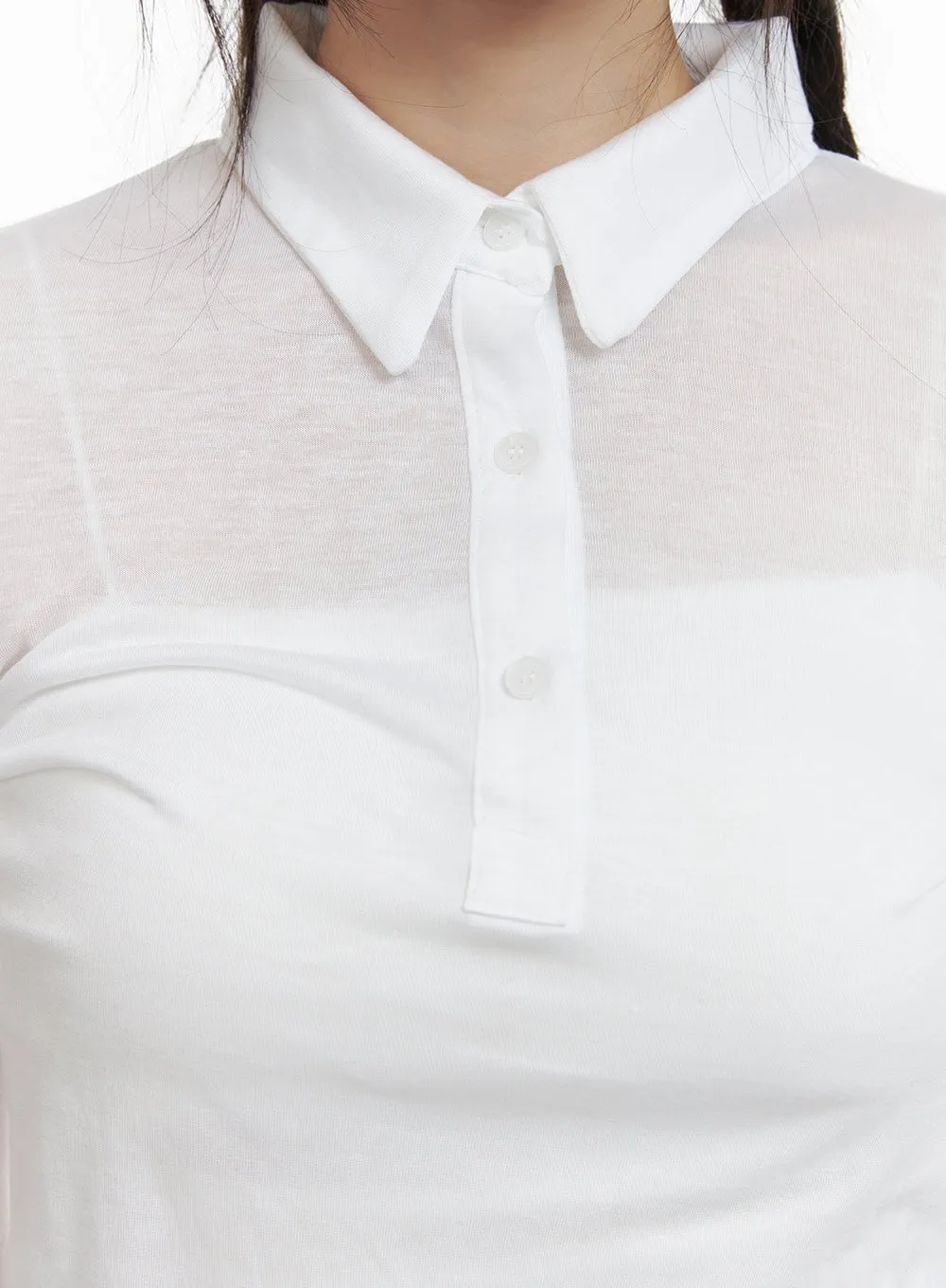 Collared Long Sleeve CY414