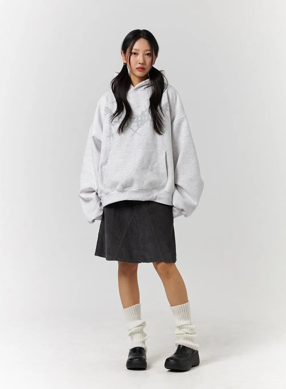 Cozy Graphic Oversized Hoodie CD328