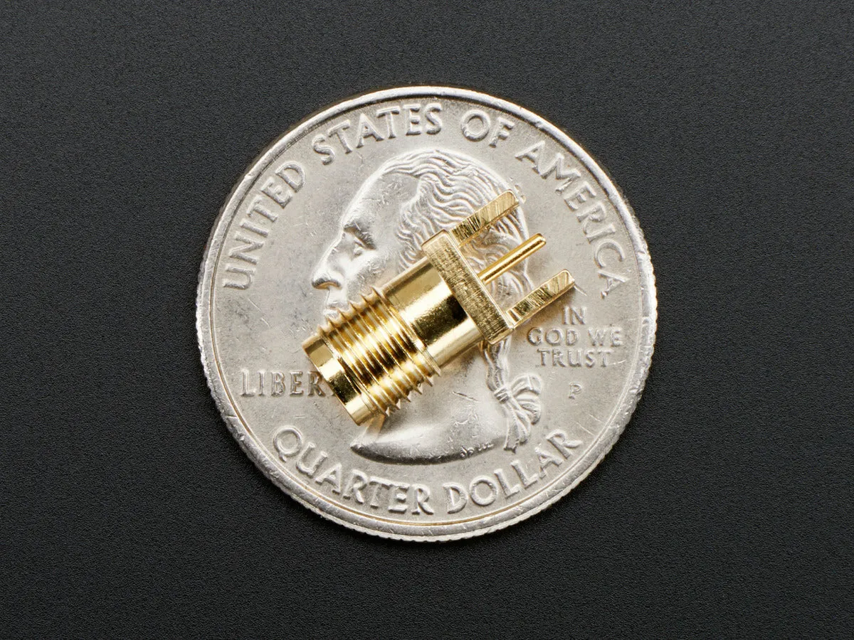 Edge-Launch SMA Connector for 1.6mm / 0.062\" Thick PCBs"