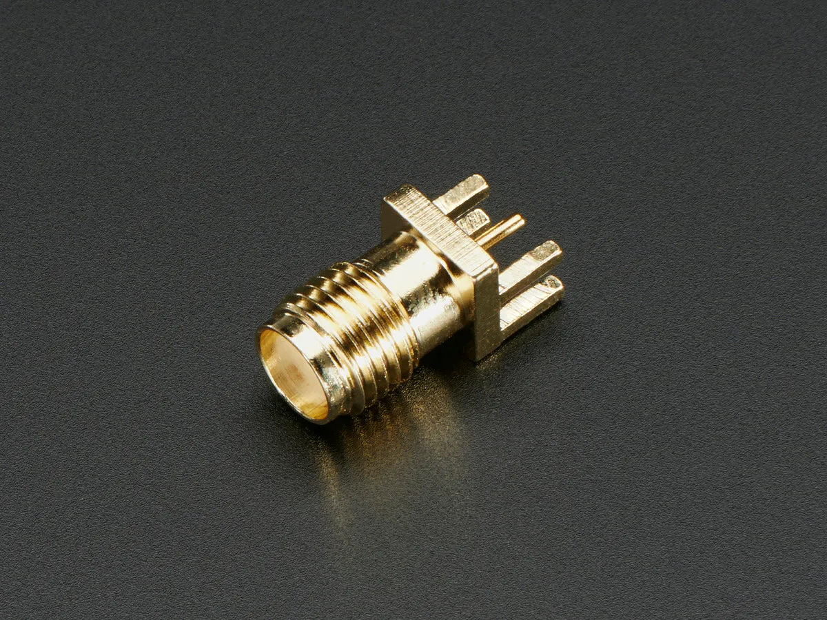 Edge-Launch SMA Connector for 1.6mm / 0.062\" Thick PCBs"