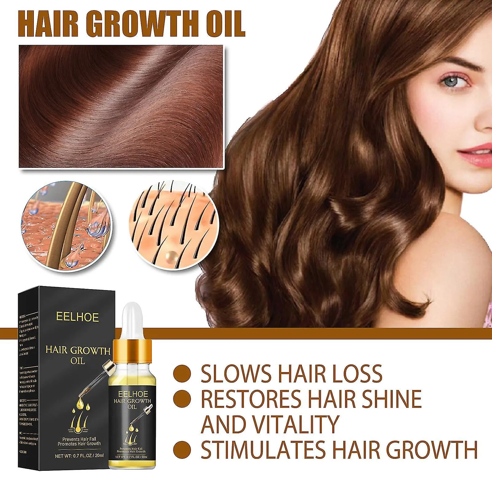 EELHOE Hair Growth Serum for Men Women