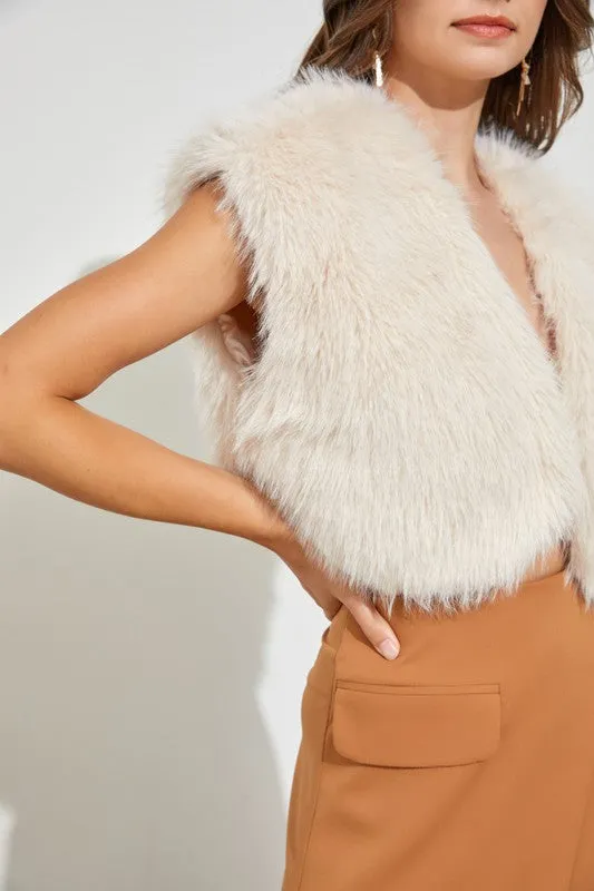 Faux Fur Vest