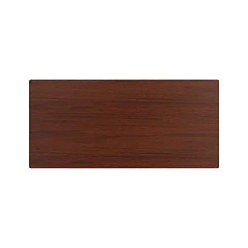 FLEXISPOT Whole Piece 55"x28" Desktop 1" Thickness Height Adjustable Desk Rectangular Tabletop Mahogany Board (55INCH Mahogany Top)