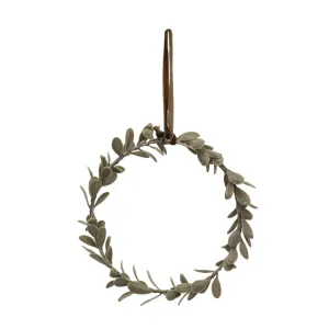 Flocked Wreath Ornament