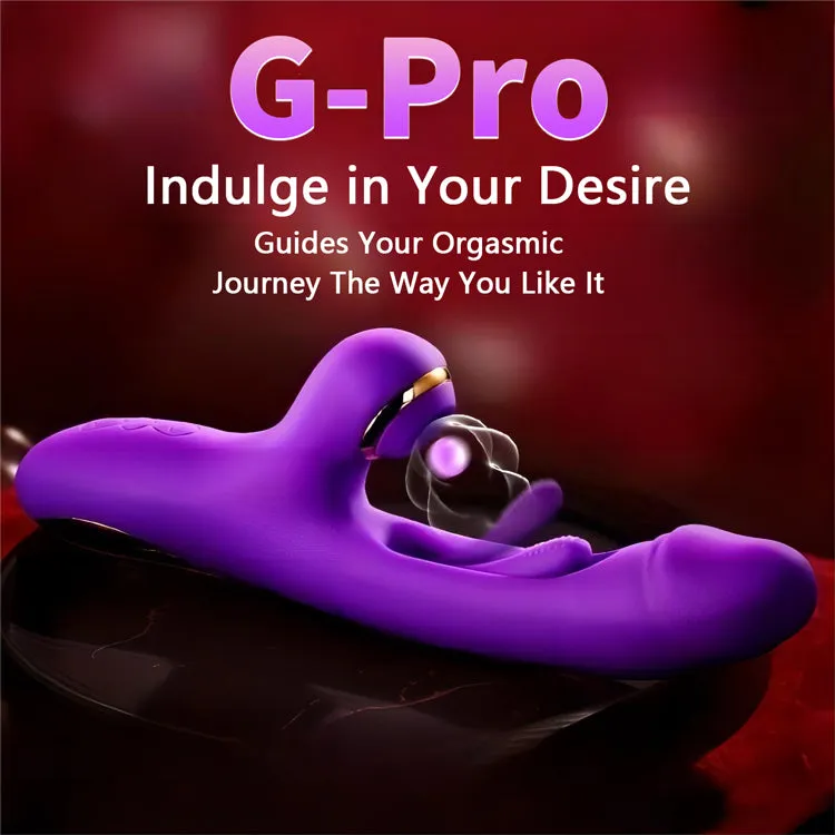 G-Pro Vibrator with Flapping, Vibration & Clitoral Suction