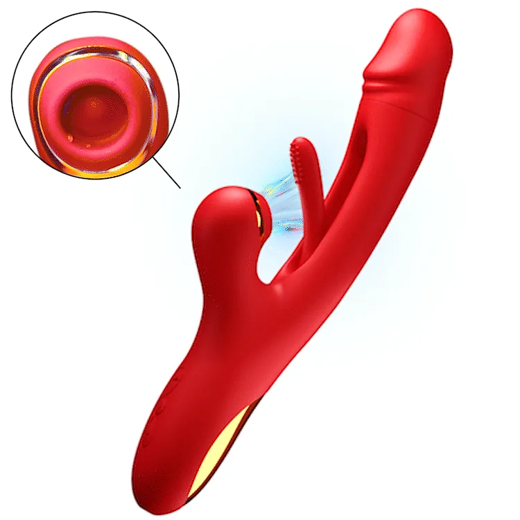 G-Pro Vibrator with Flapping, Vibration & Clitoral Suction