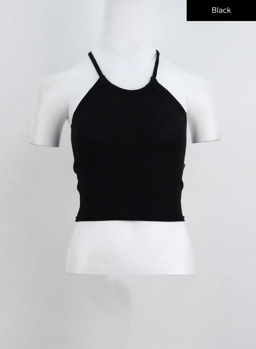 Halter Neck Cropped Top CL328