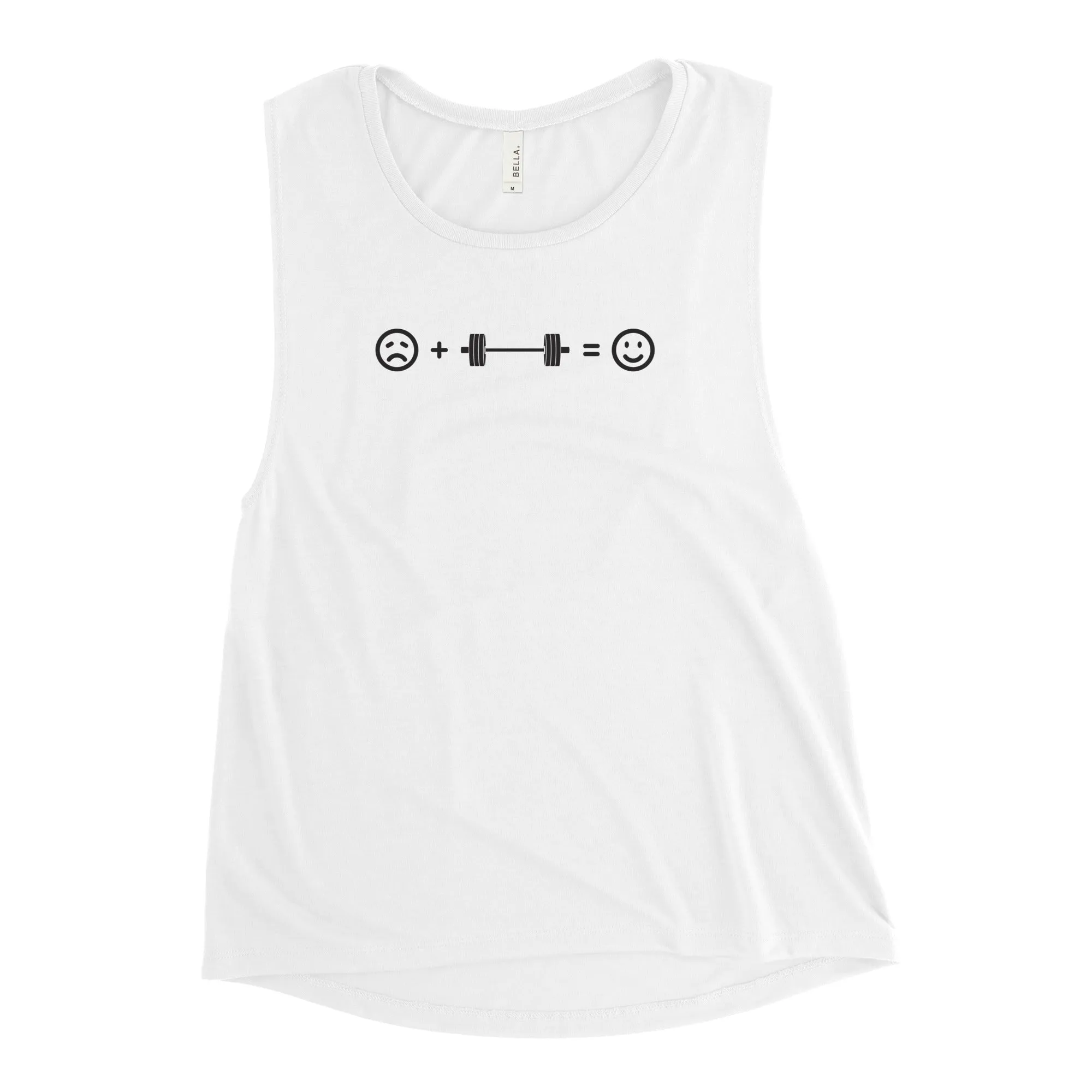 Happy Barbell Ladies’ Cap Sleeve T-Shirt