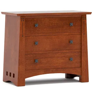 Highlands Three-Drawer Nightstand