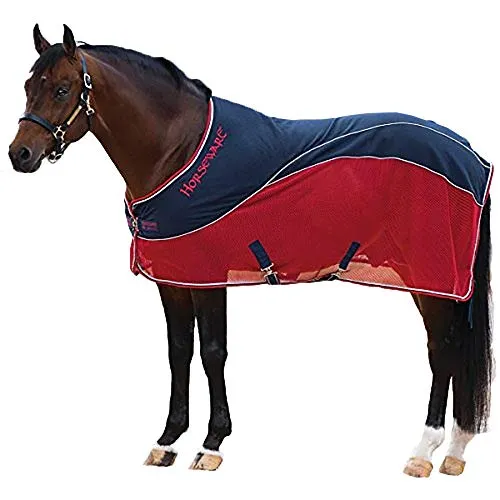 Horseware Rambo Sport Cooler Navy/Red/Grey 75