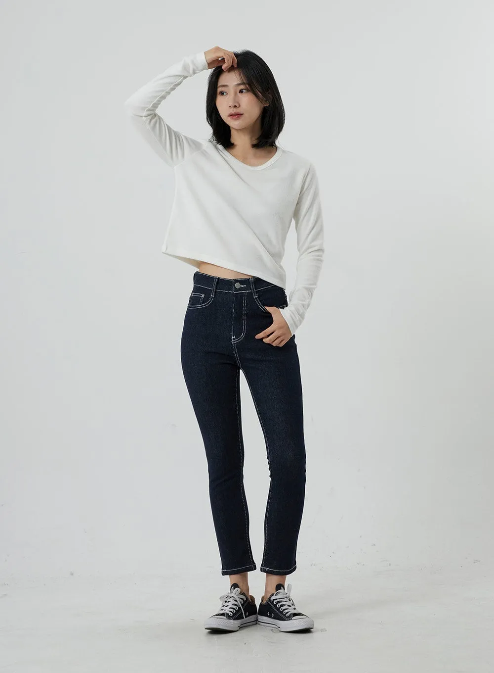 Long Sleeve Cropped Top OD09