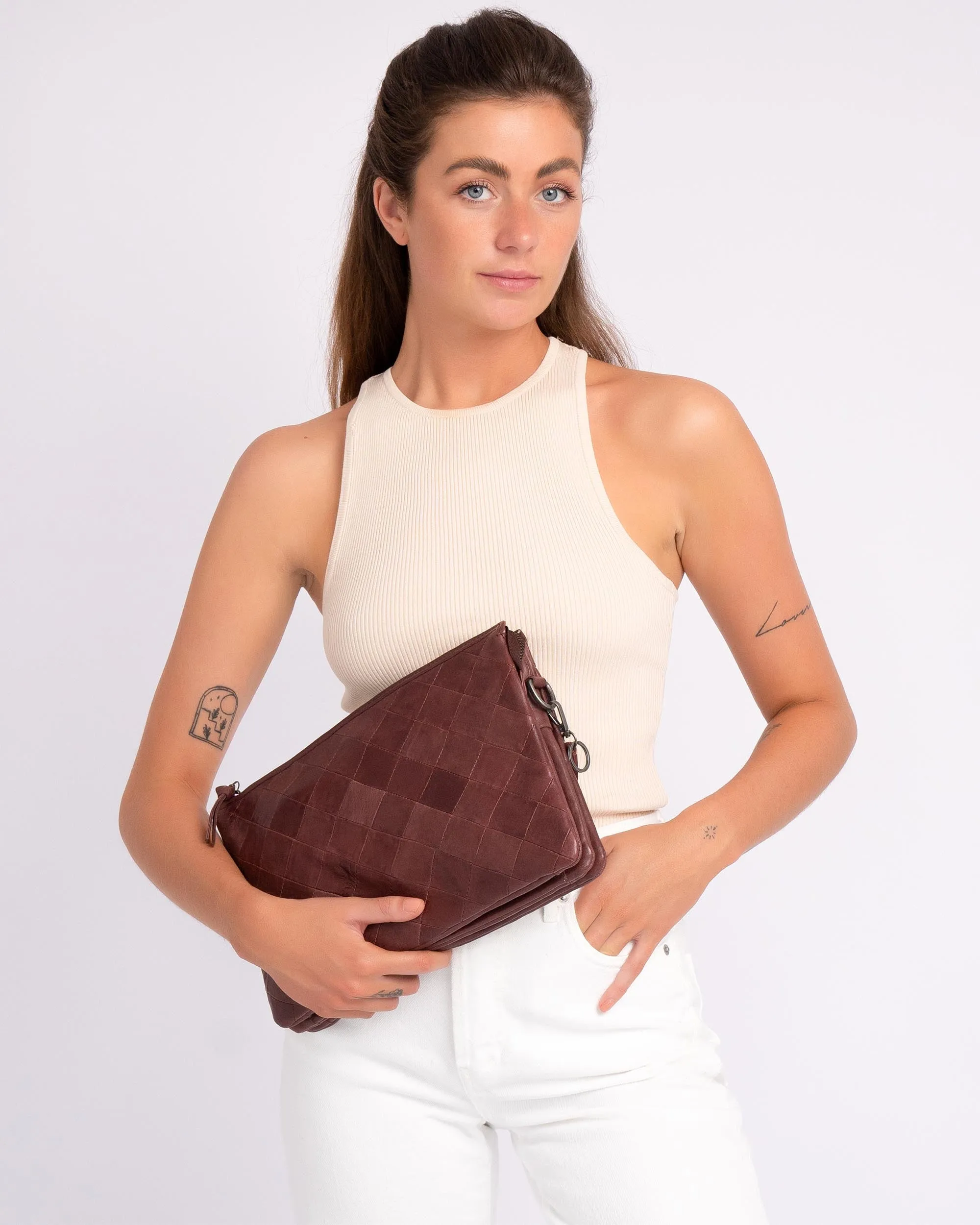 Munter | Large Leather Crossbody Bag