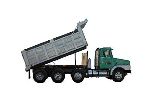 Mytee Products 7'6" x 18' Dump Truck Vinyl Coated Mesh Tarps Cover with 6 Inch 18oz Double Pocket