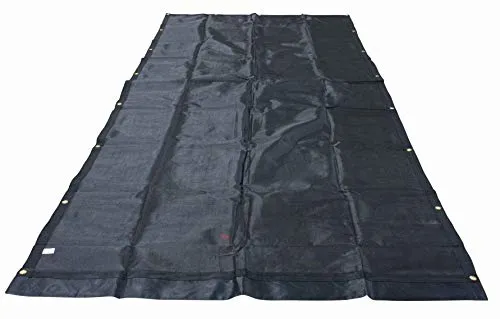 Mytee Products 7'6" x 18' Dump Truck Vinyl Coated Mesh Tarps Cover with 6 Inch 18oz Double Pocket