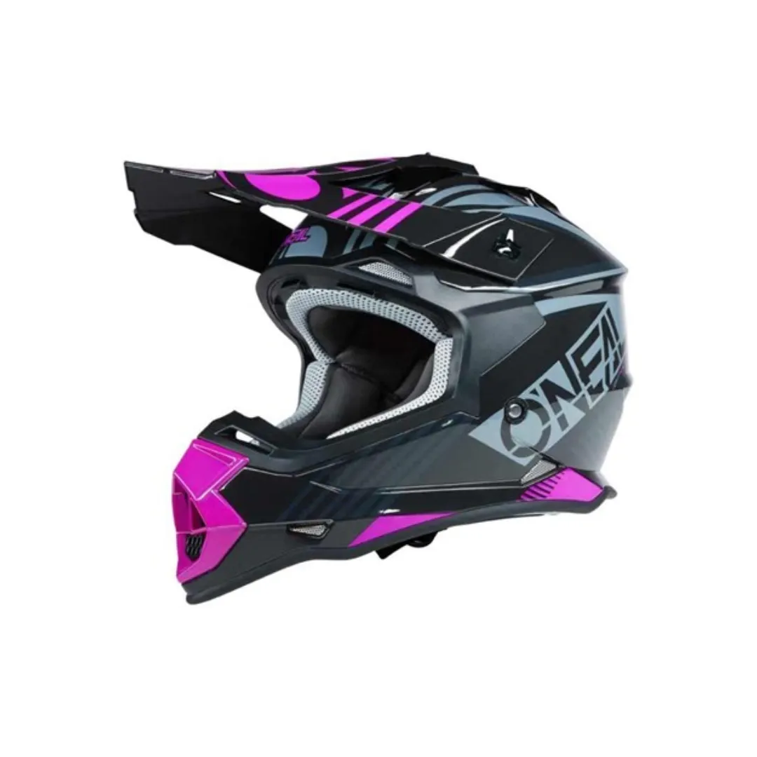 O'NEAL 2SRS Youth Rush Helmet | Black / Pink