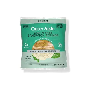 Outer Aisle - Cauliflower Sandwich Thins: Original