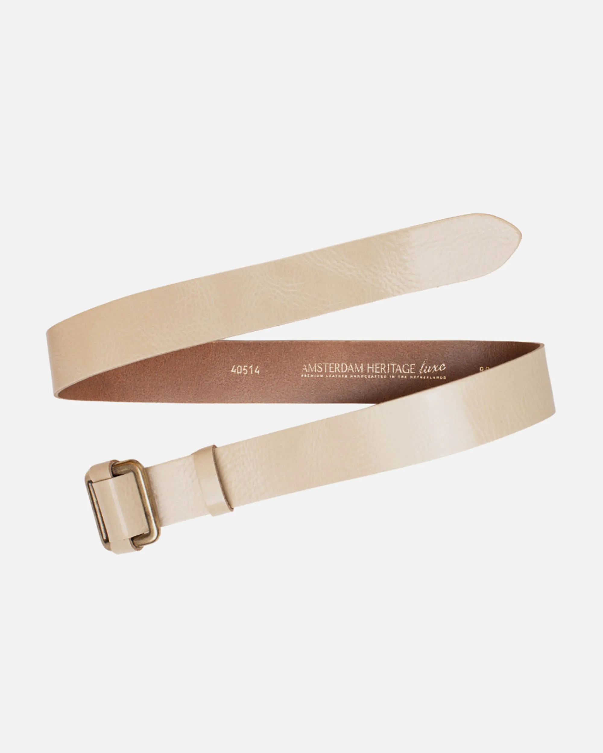 Pelle | Adjustable Leather Slide Belt