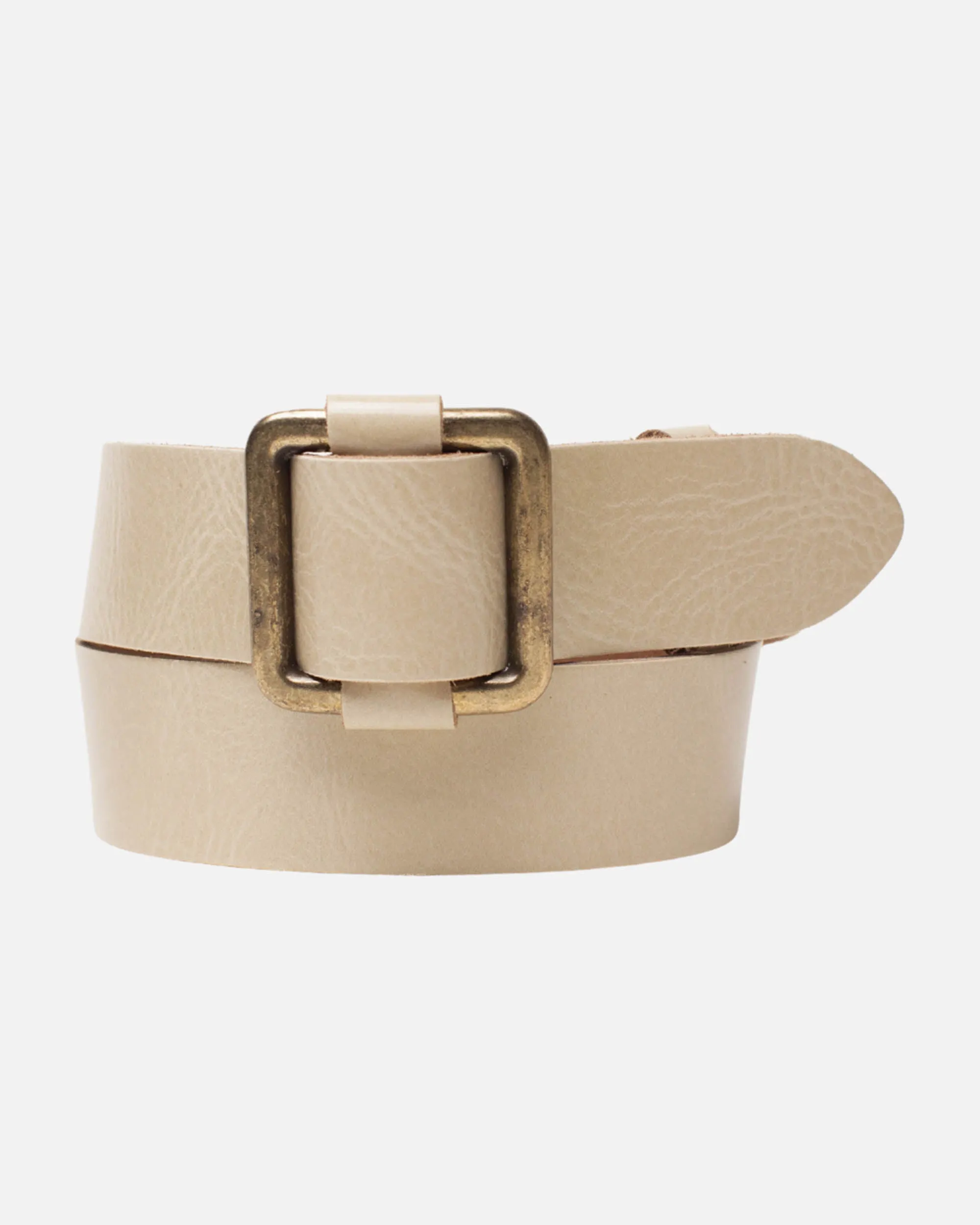 Pelle | Adjustable Leather Slide Belt