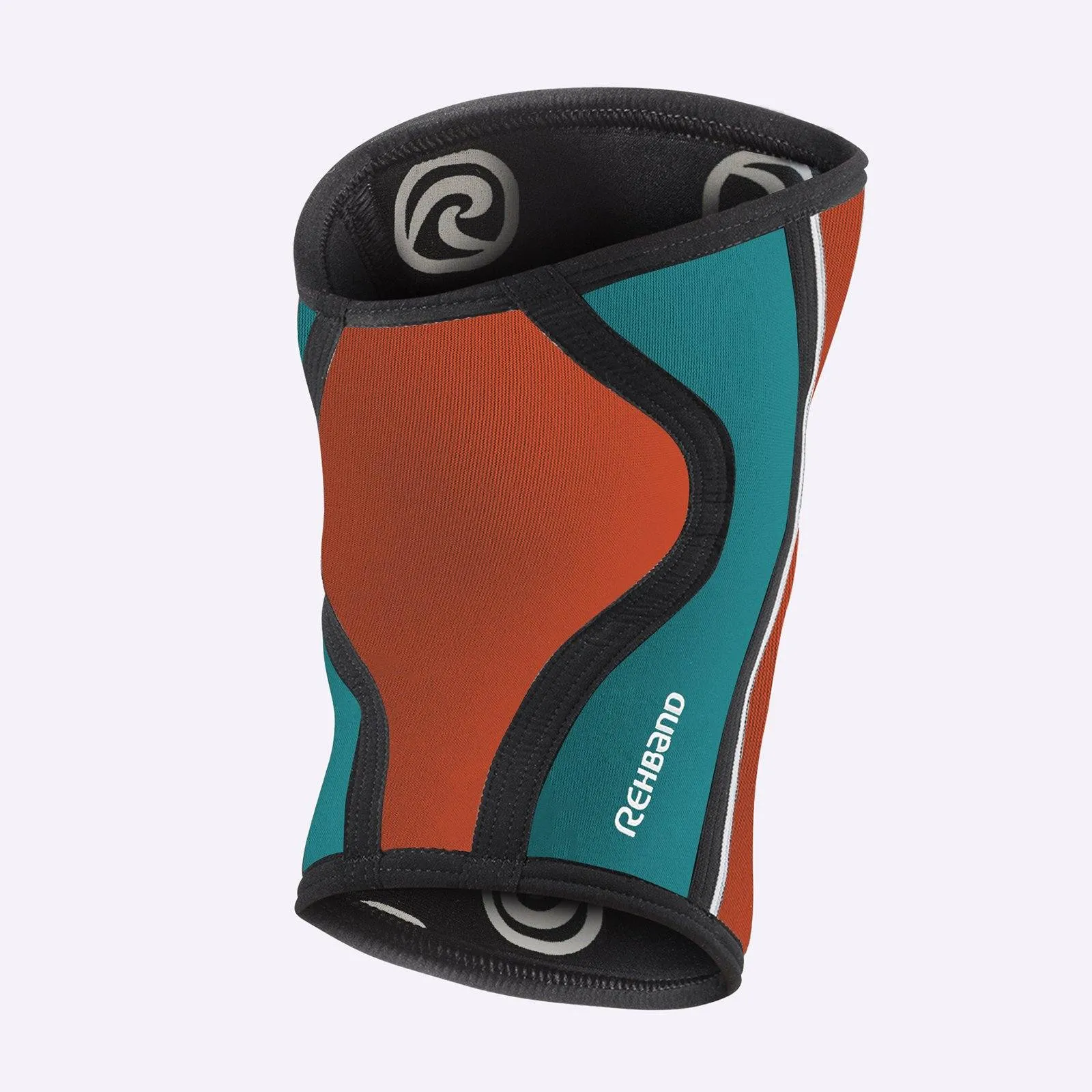 Rehband - RX Knee Sleeve - 5mm - Orange/Teal - SINGLE