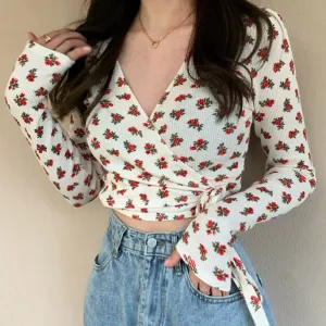 Secret Garden Wrap Top