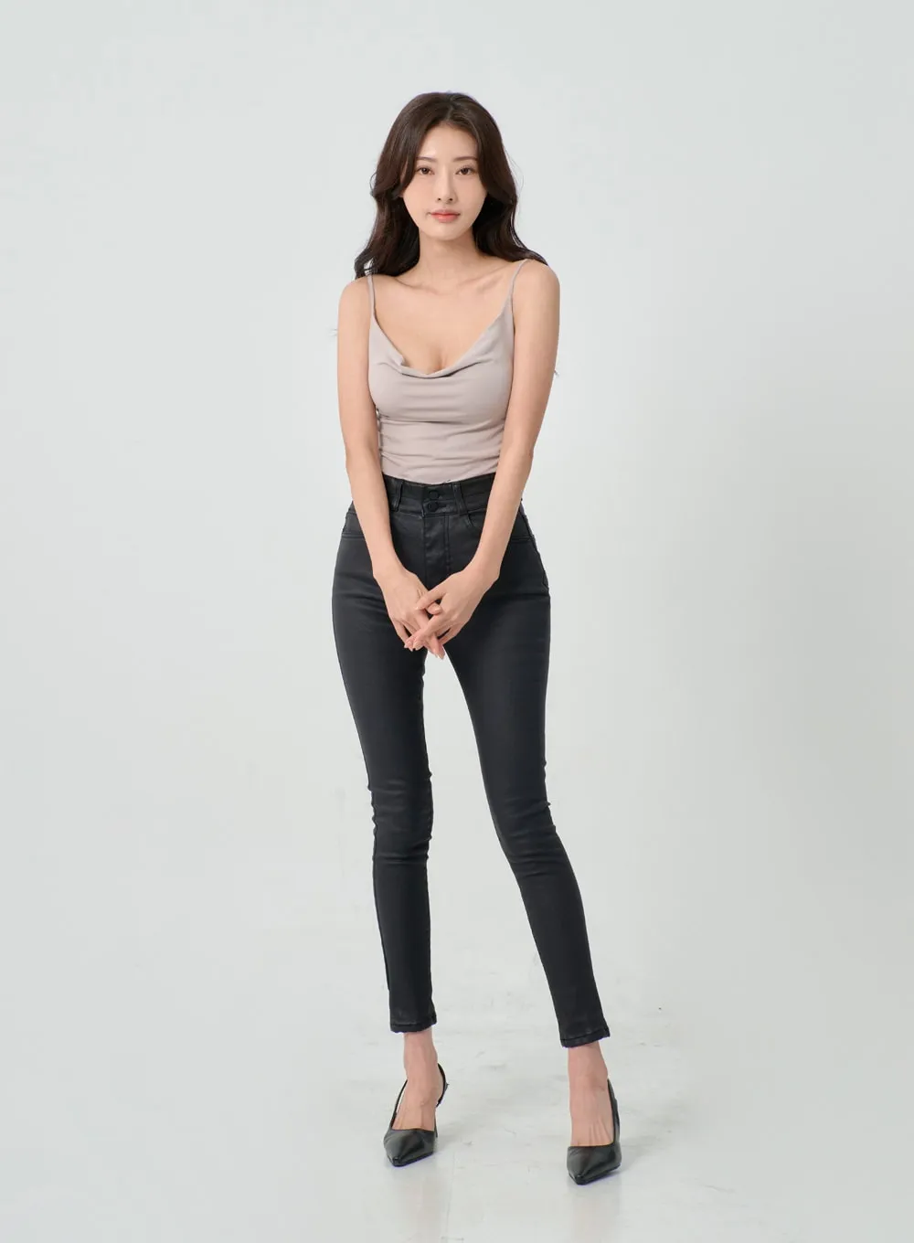 Sexy Loose U-Neck Thin Straps Tank Top IO31