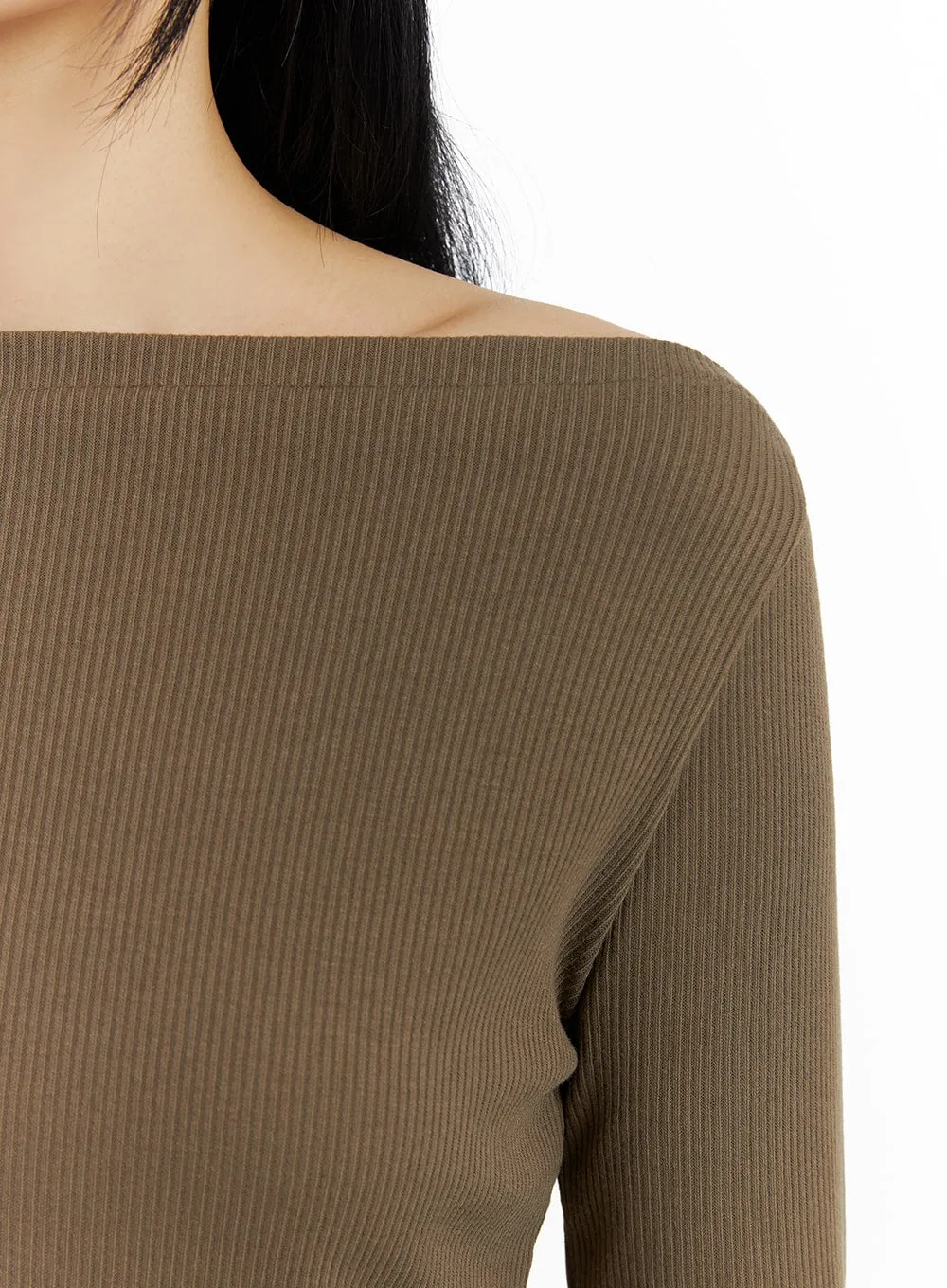 Solid Long Sleeve Top IM414