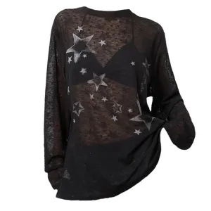 Star Girl Aesthetic Long Sleeve Top