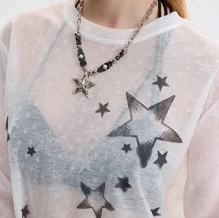 Star Girl Aesthetic Long Sleeve Top