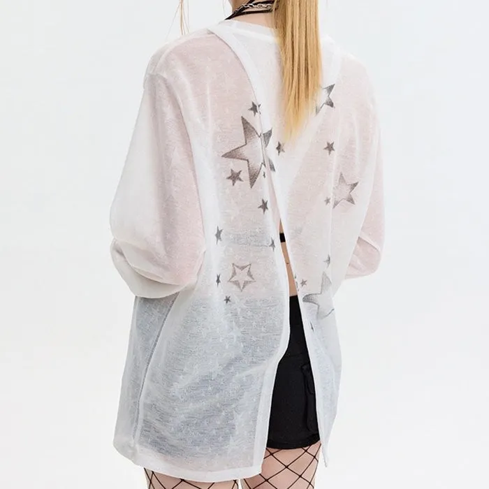 Star Girl Aesthetic Long Sleeve Top