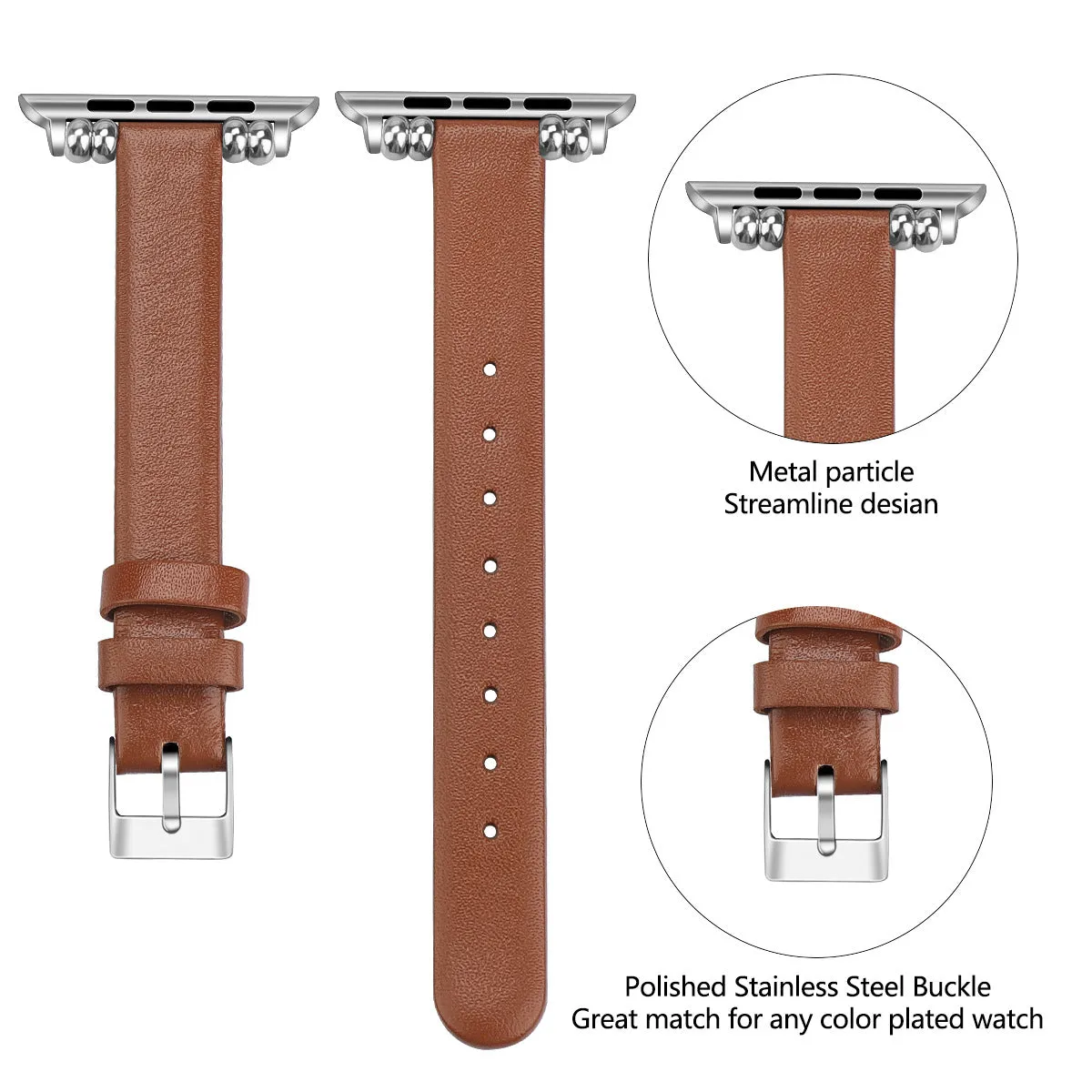 Top layer leather thin strap for Iwatch W24KAW81921