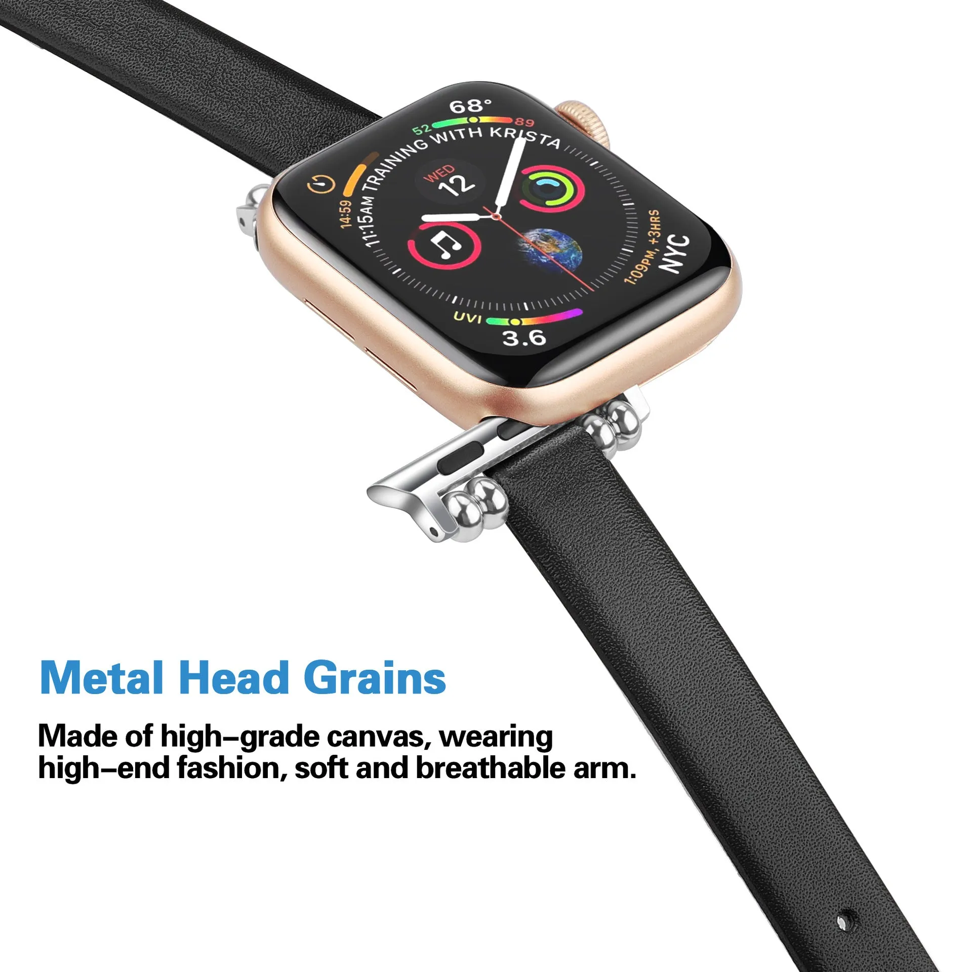 Top layer leather thin strap for Iwatch W24KAW81923