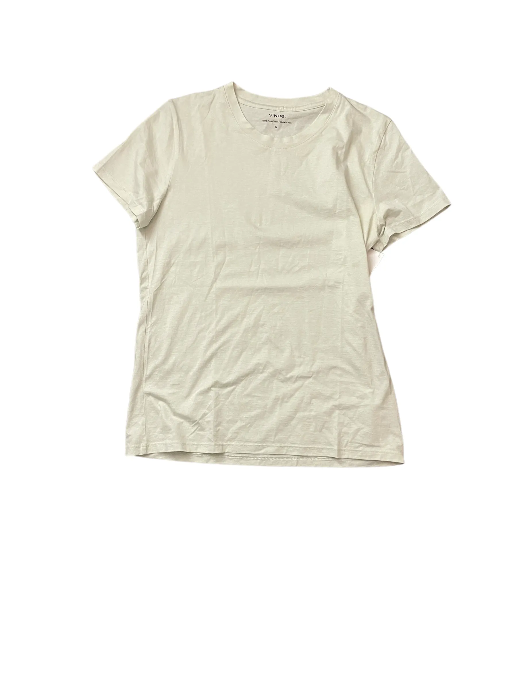 Top Short Sleeve Basic By Vince In Green, Size: M