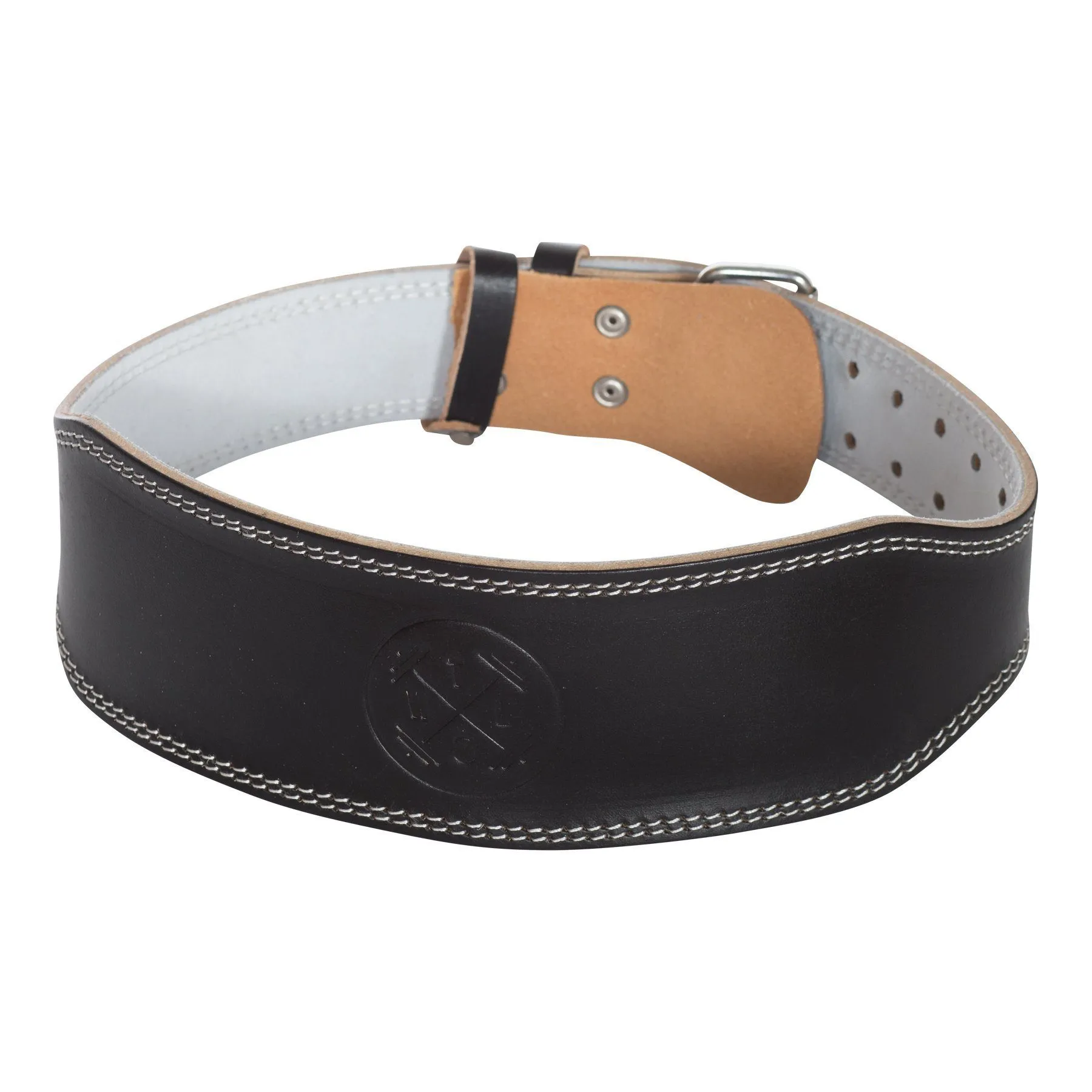 TWL - Padded Leather Lifting Belt - Black