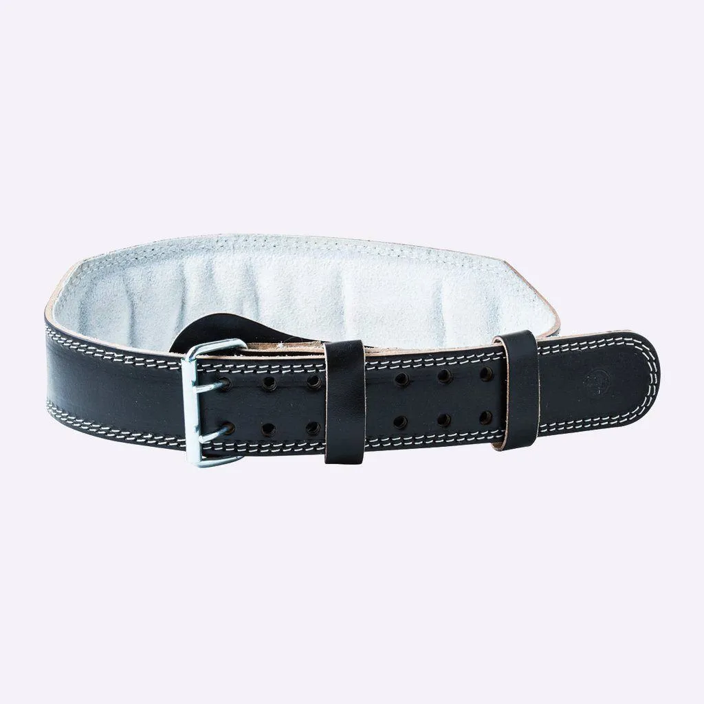 TWL - Padded Leather Lifting Belt - Black