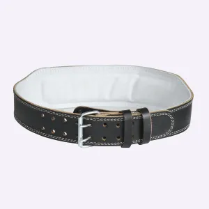 TWL - Padded Leather Lifting Belt - Black