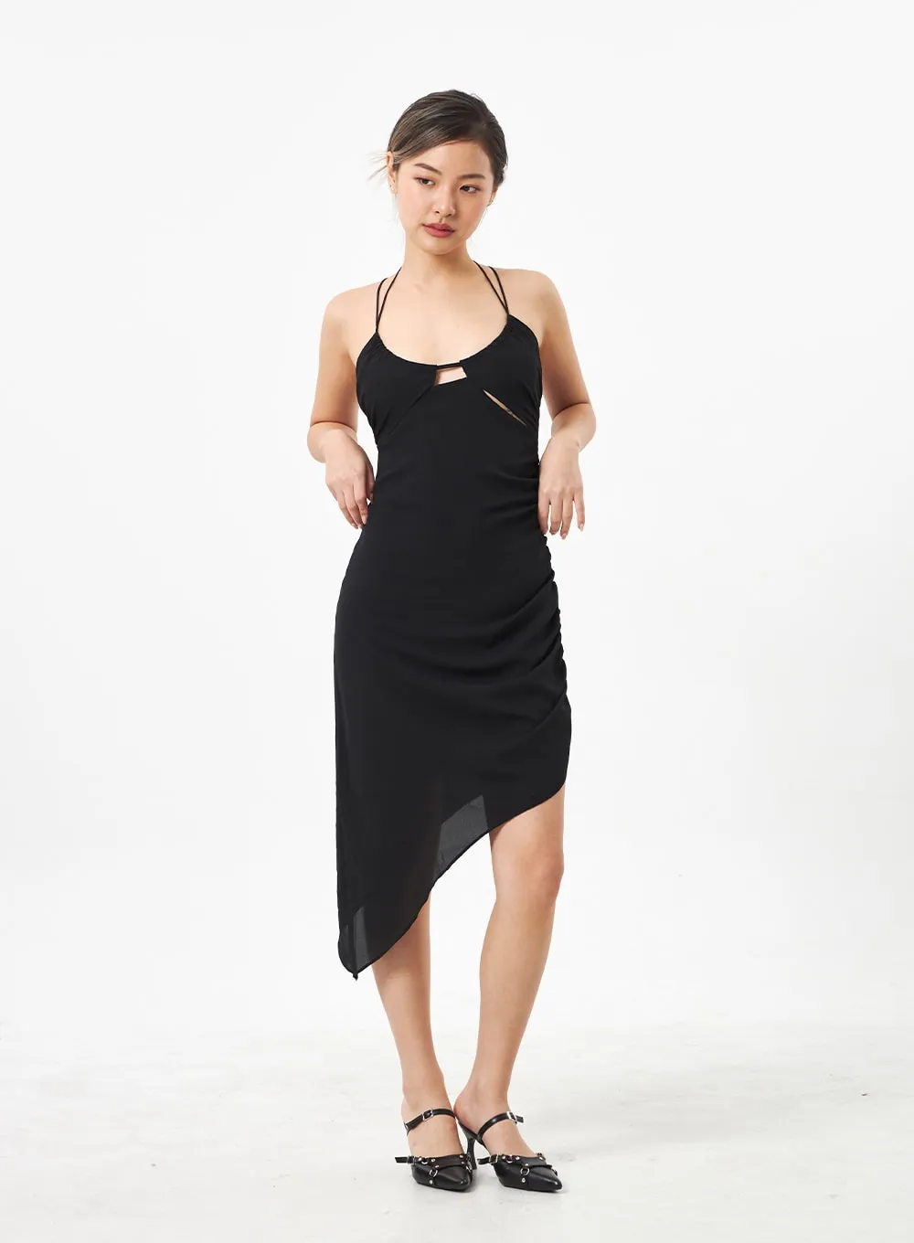 Unbalanced Midi Dress CA305