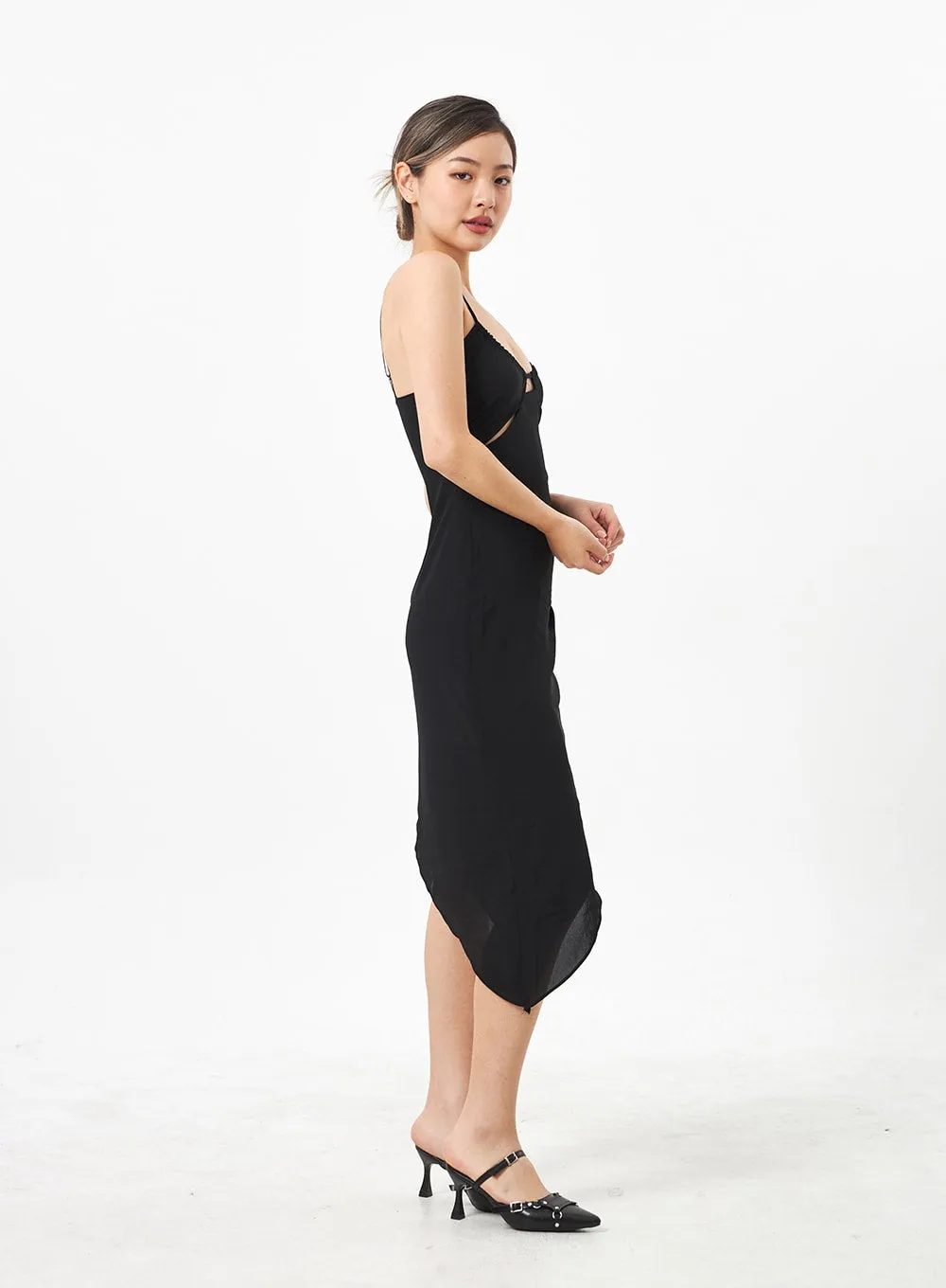 Unbalanced Midi Dress CA305