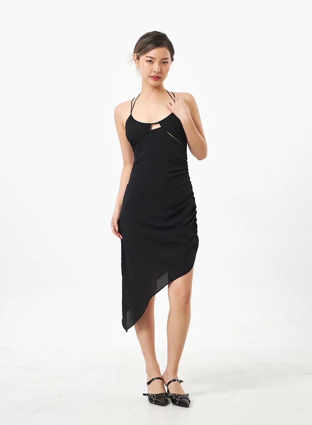 Unbalanced Midi Dress CA305