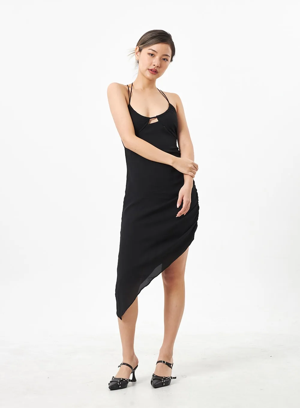 Unbalanced Midi Dress CA305