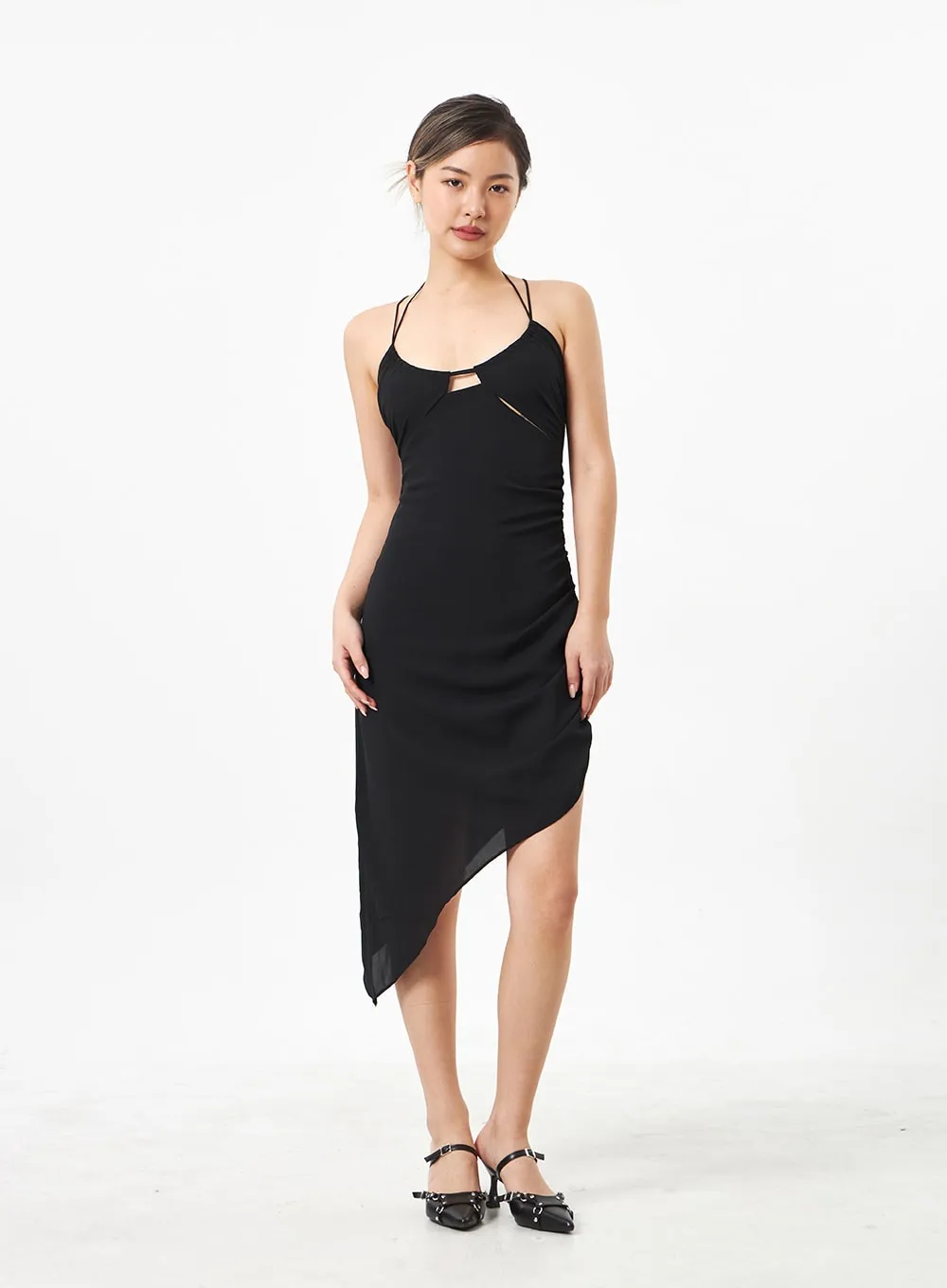 Unbalanced Midi Dress CA305