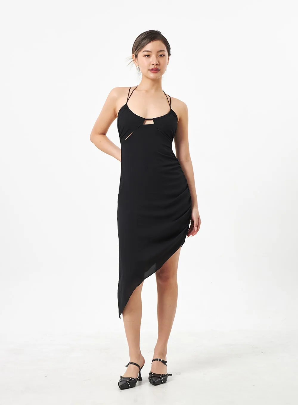 Unbalanced Midi Dress CA305